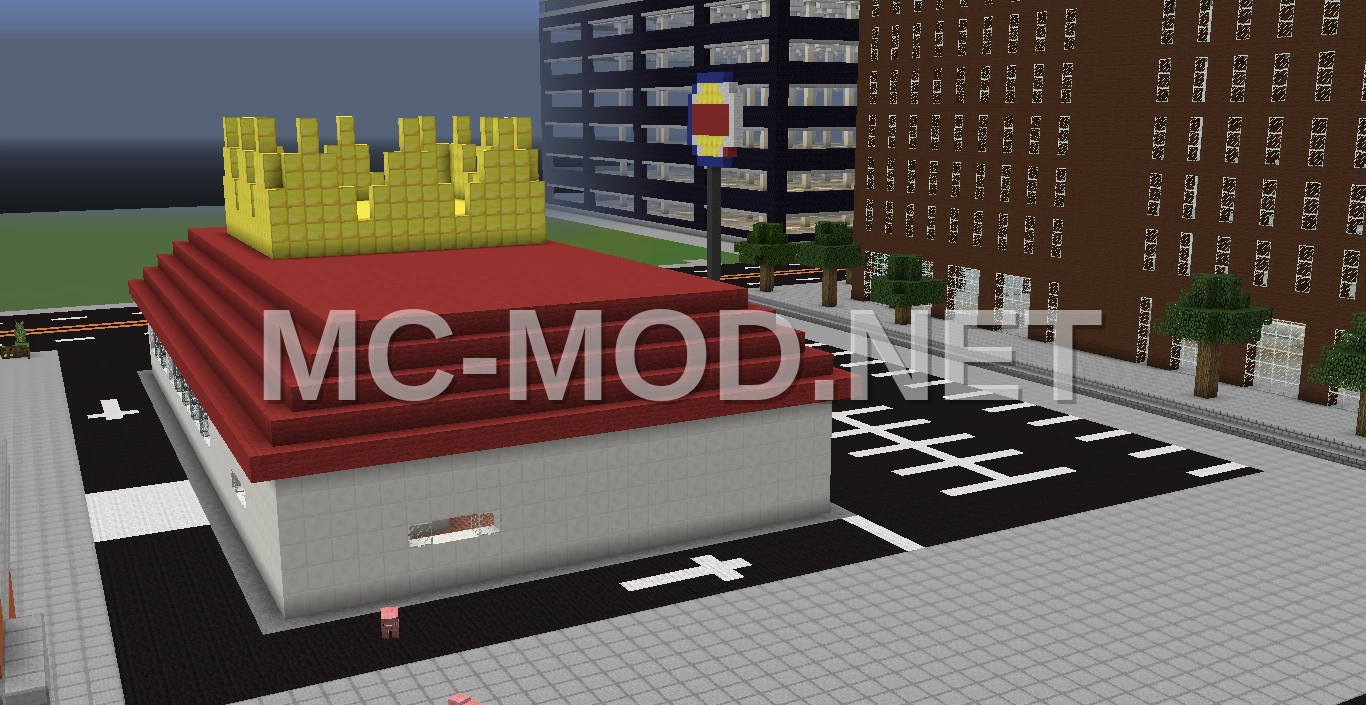 Fast Food Restaurant Building