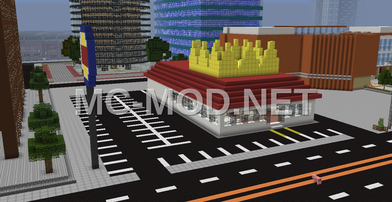 Fast Food Restaurant Building