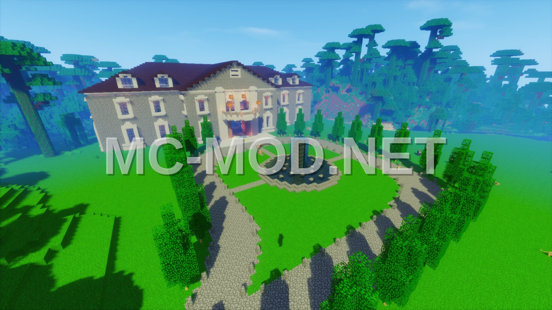 Garden Mansion With Automatic Doors