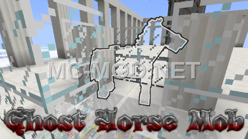 Ghost Horse Mob Statue