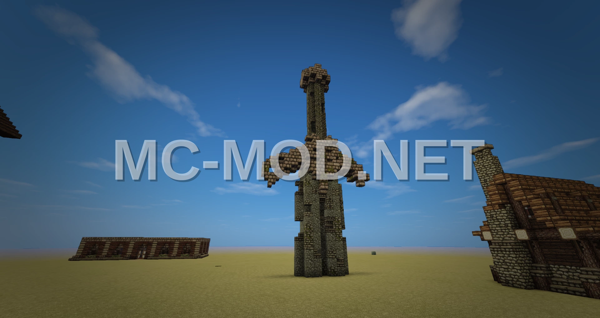 Giant Ancient Sword Structure