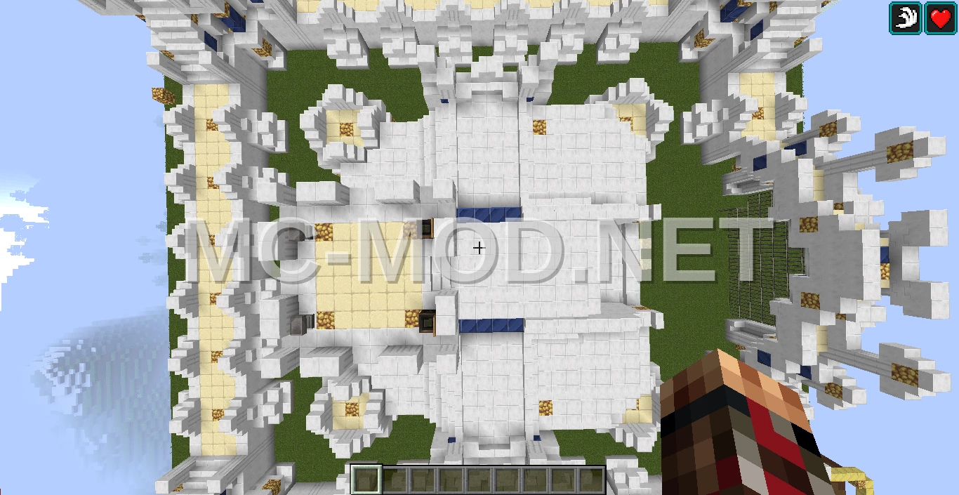 Giant Floating Castle Structure