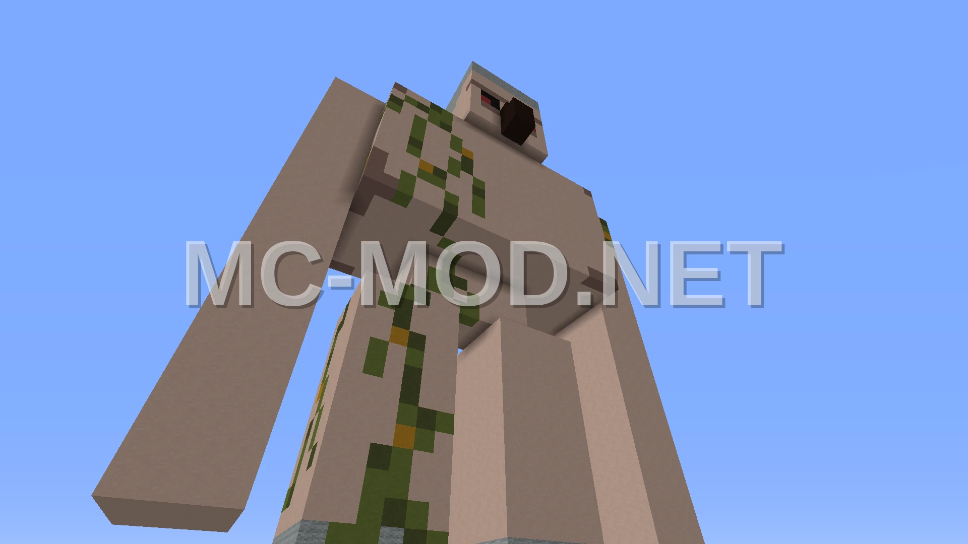 Giant Iron Golem Statue