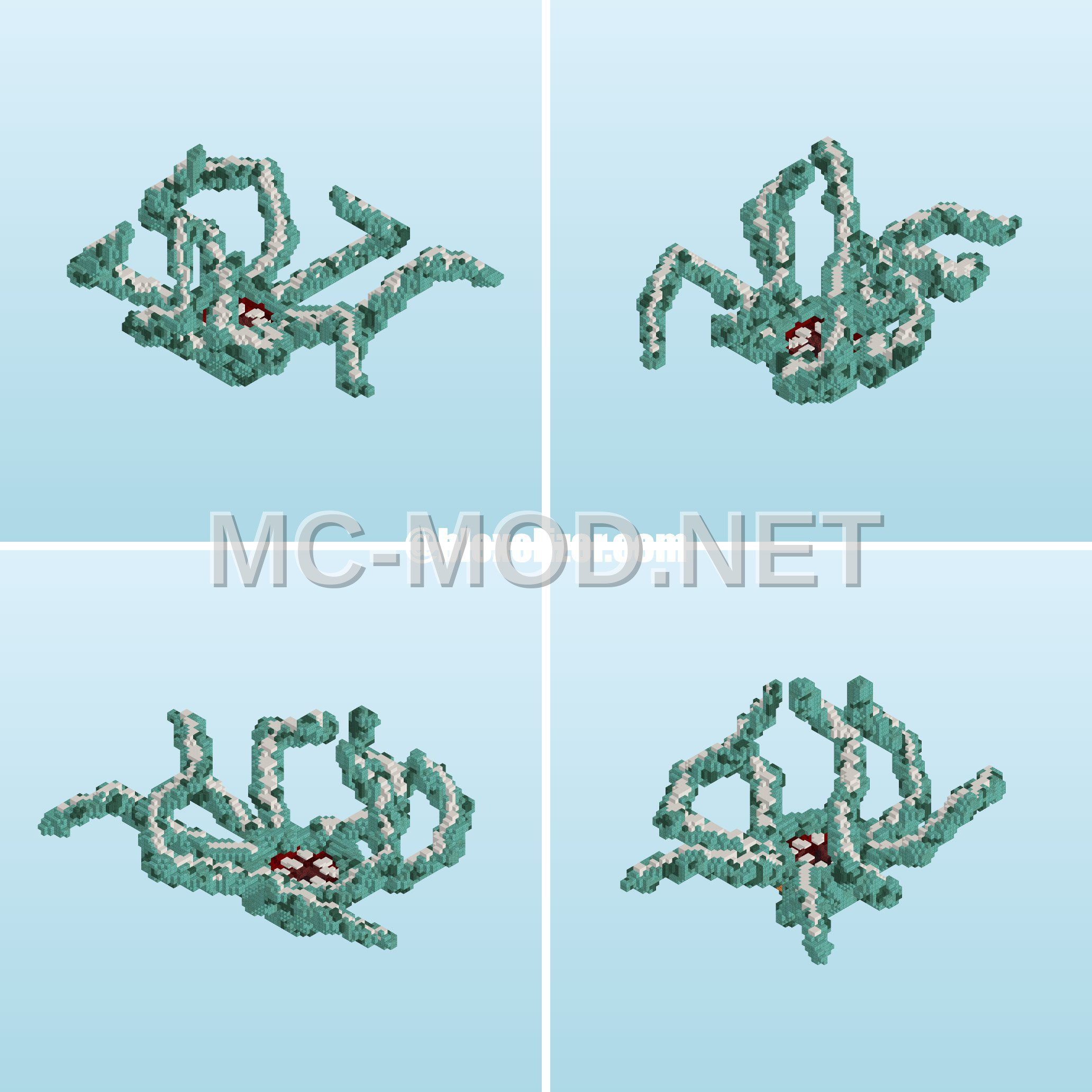 Giant Kraken Sea Monster Statue