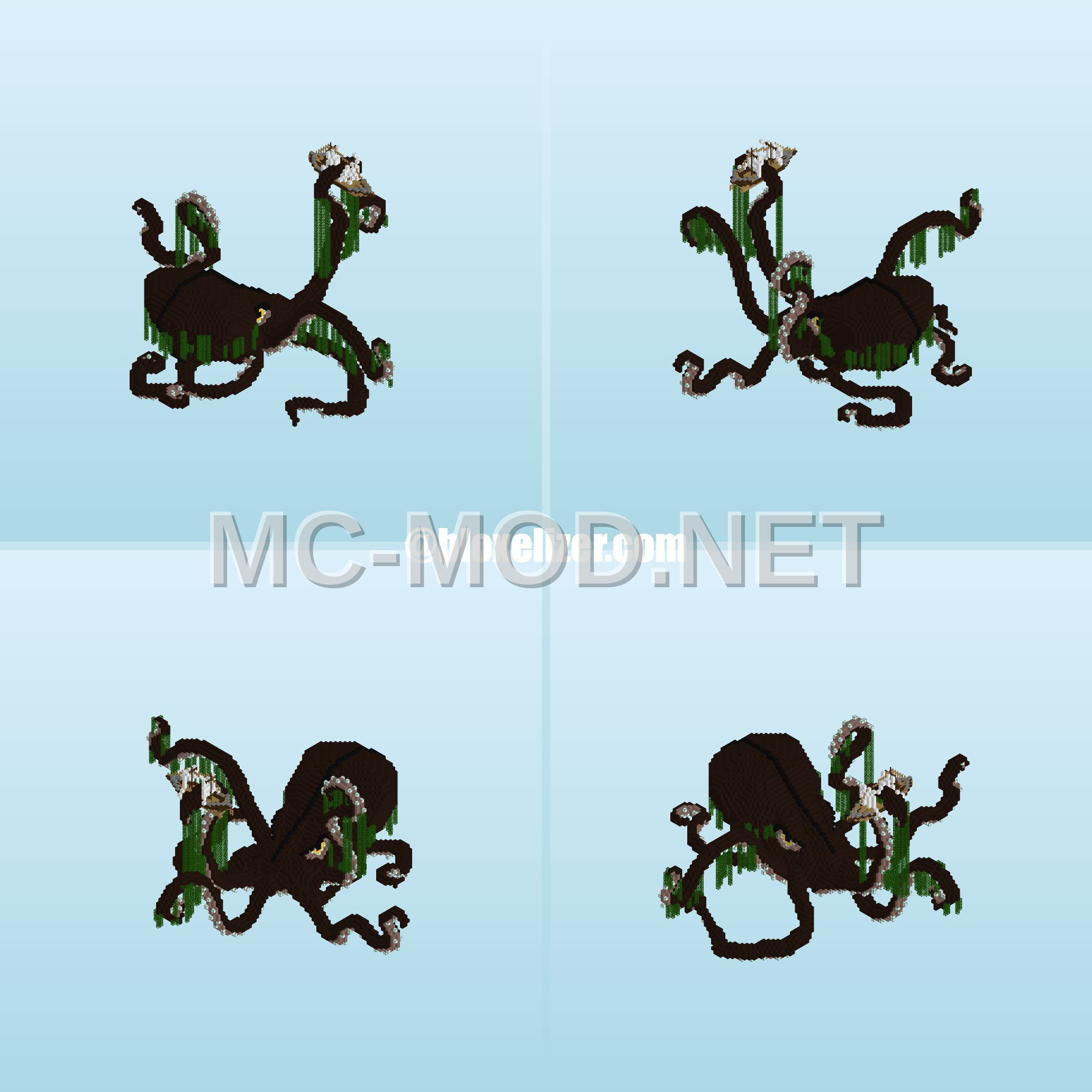 Giant Kraken Statue