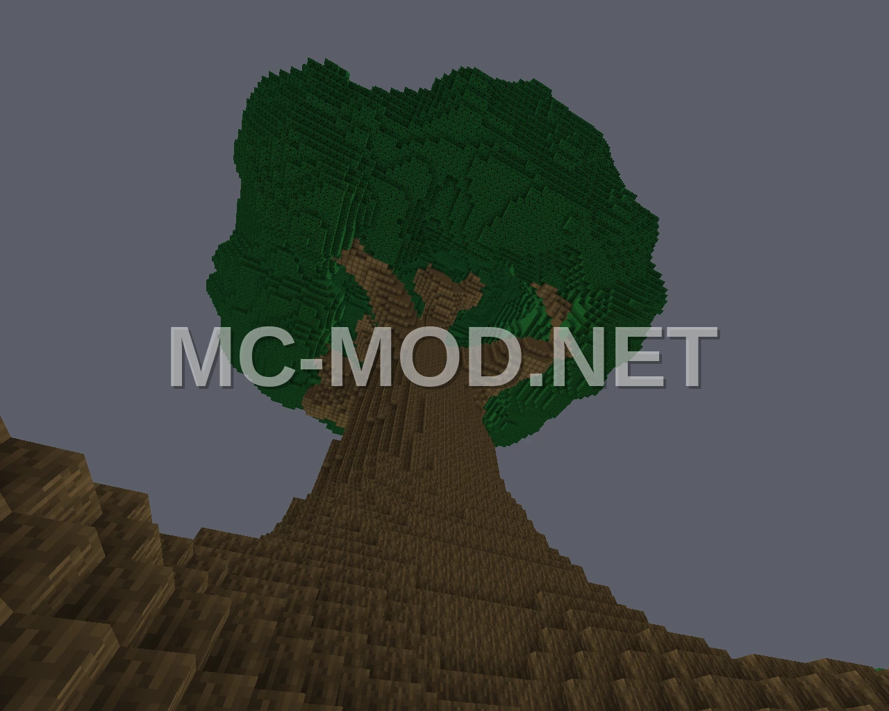 Giant Oak Leaves Tree Structure