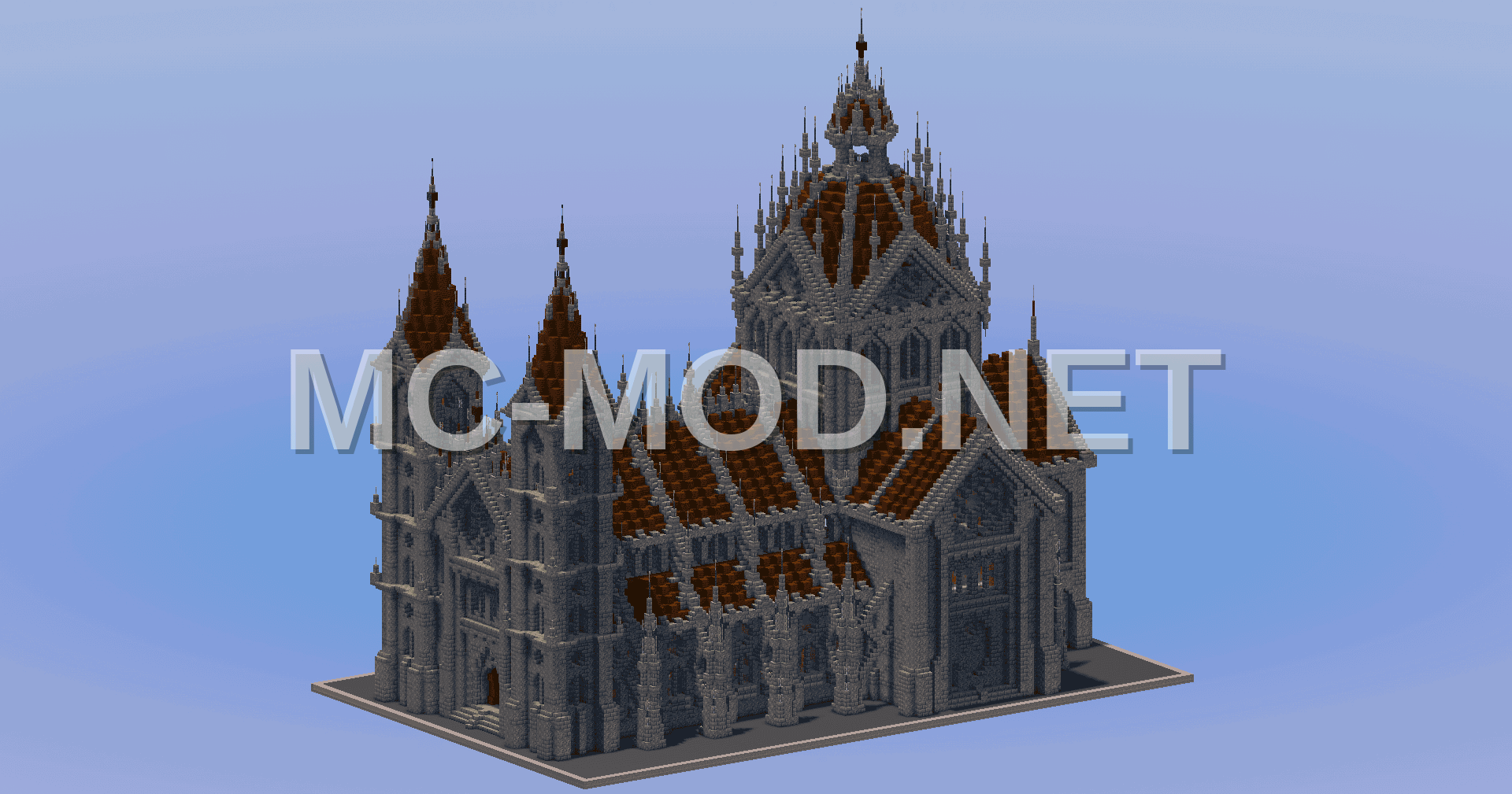 Gothic Cathedral Minecraft Structure