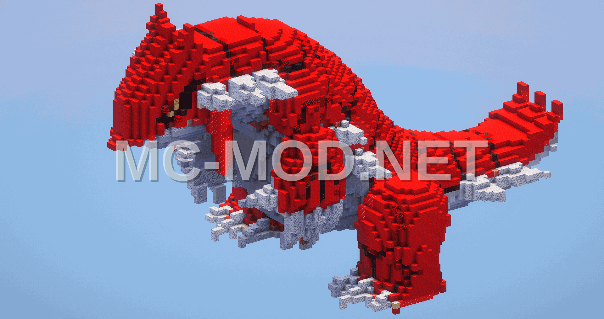 Groudon Pokemon Statue