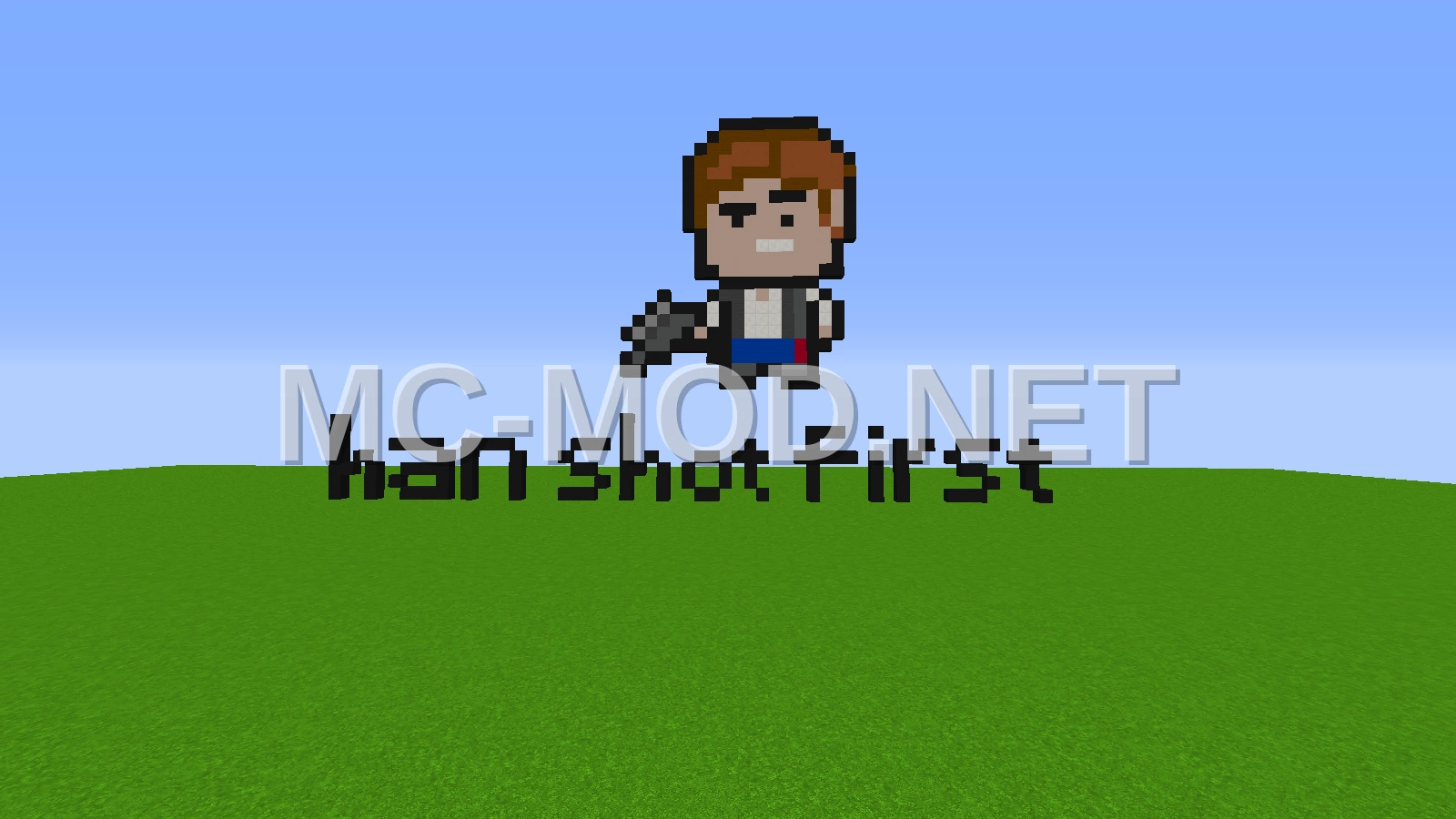 Han Shot First Pixel Art