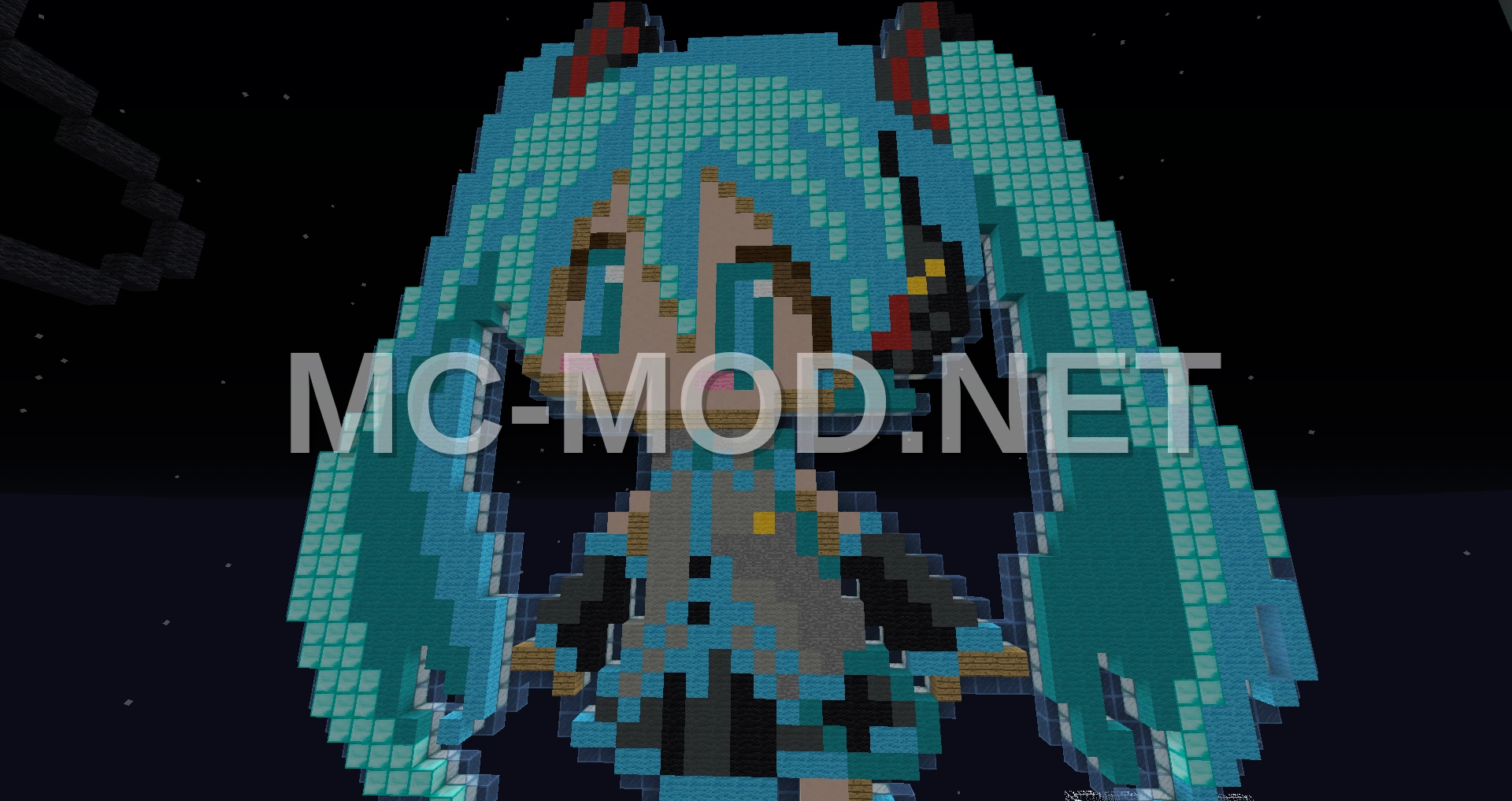 Hatsune Miku Anime Singer Statue
