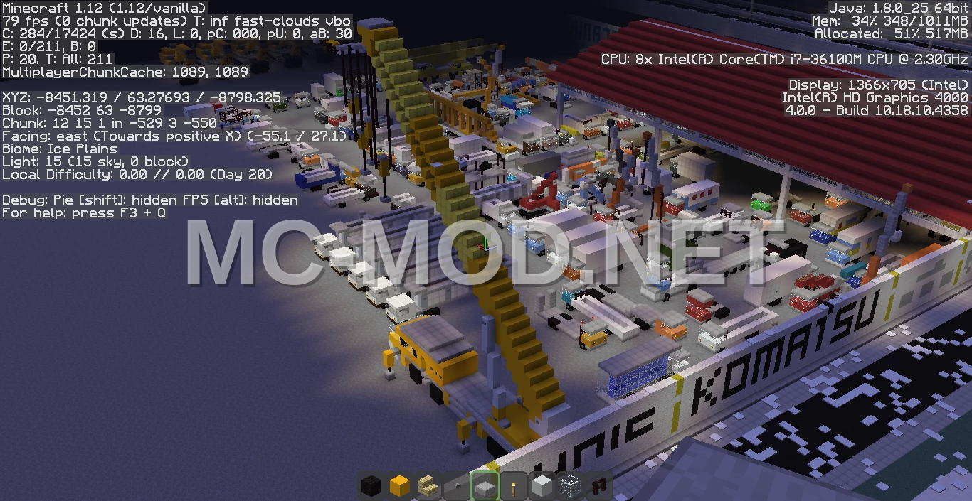 Yellow Concrete Crane Truck – Heavy Duty Vehicle