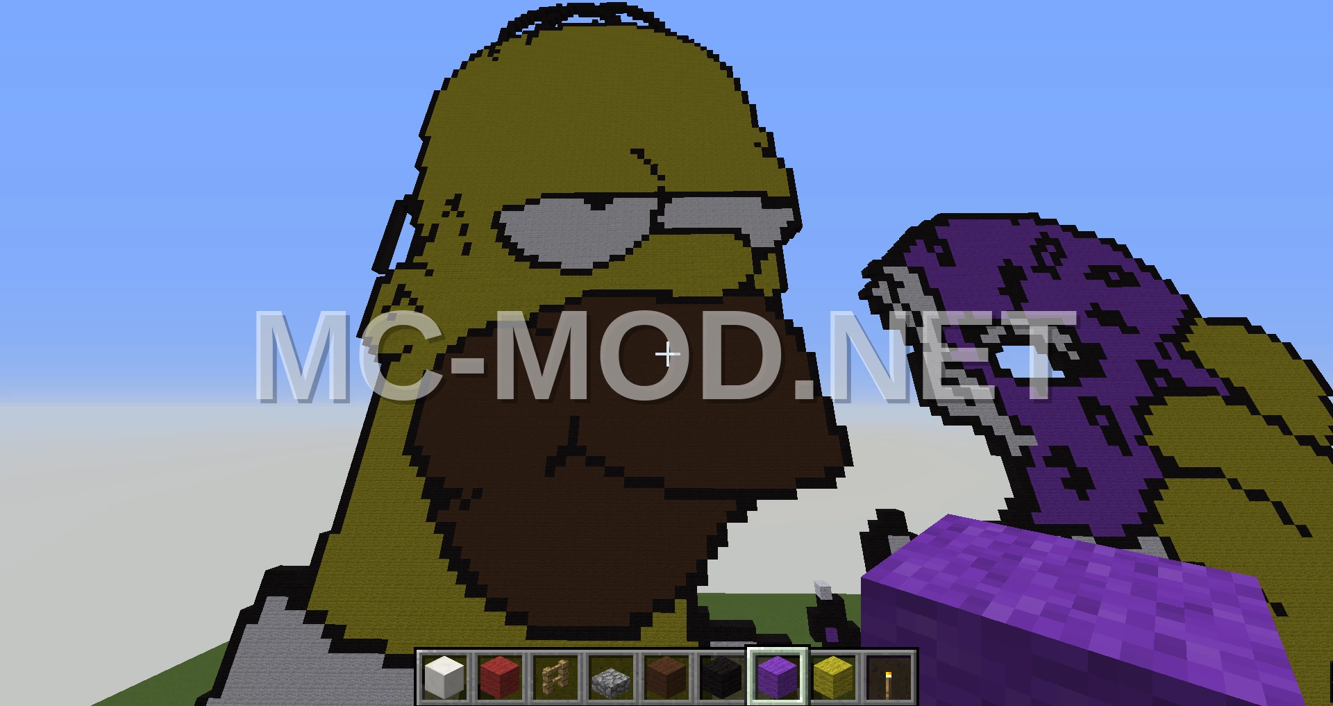Homer Simpson Pixel Art