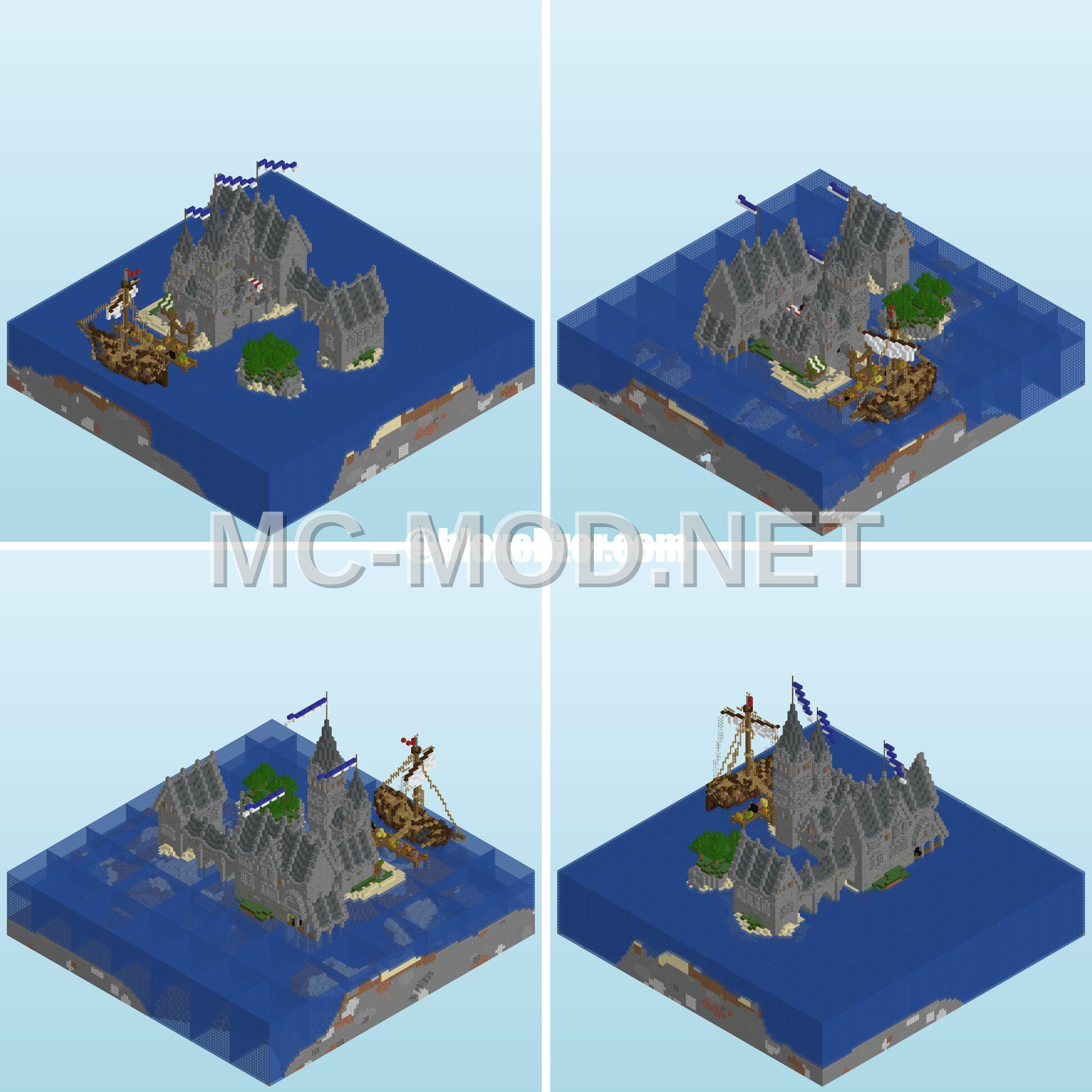 Idyllic Seaside Castle