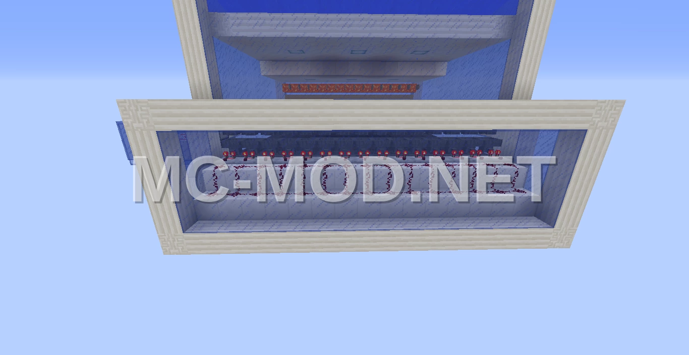 Large Iron Golem Farm – Blue Glass & Hoppers
