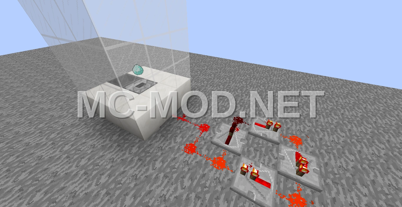 Item Elevator with Iced Path