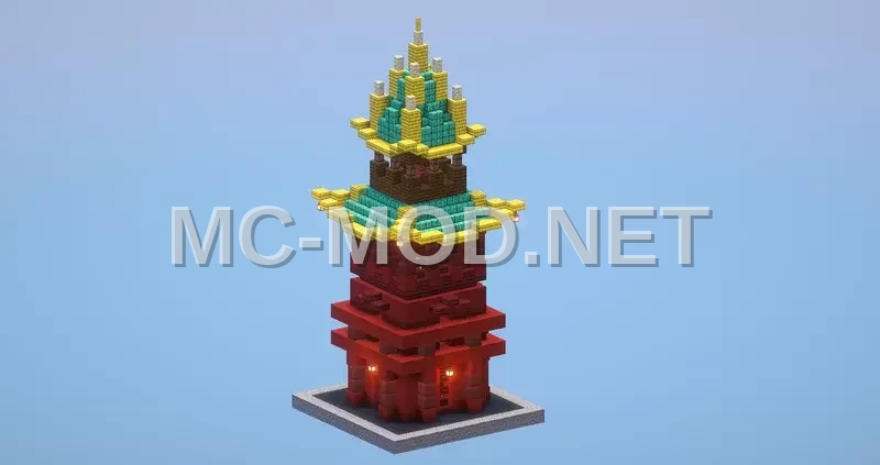 Japanese Tower Style Asian Structure