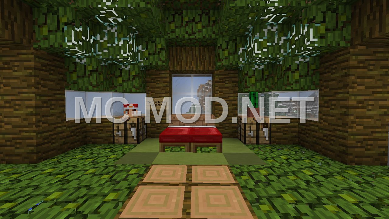 Jungle House with Crops and Enchanting
