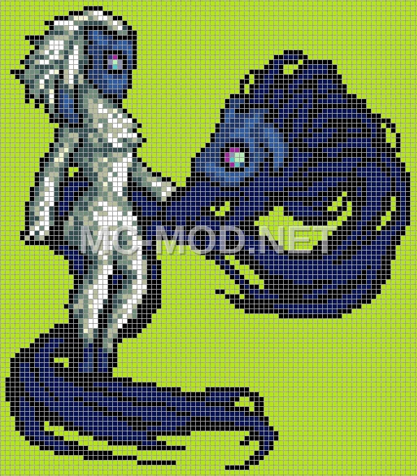 Kindred League of Legends Pixel Art