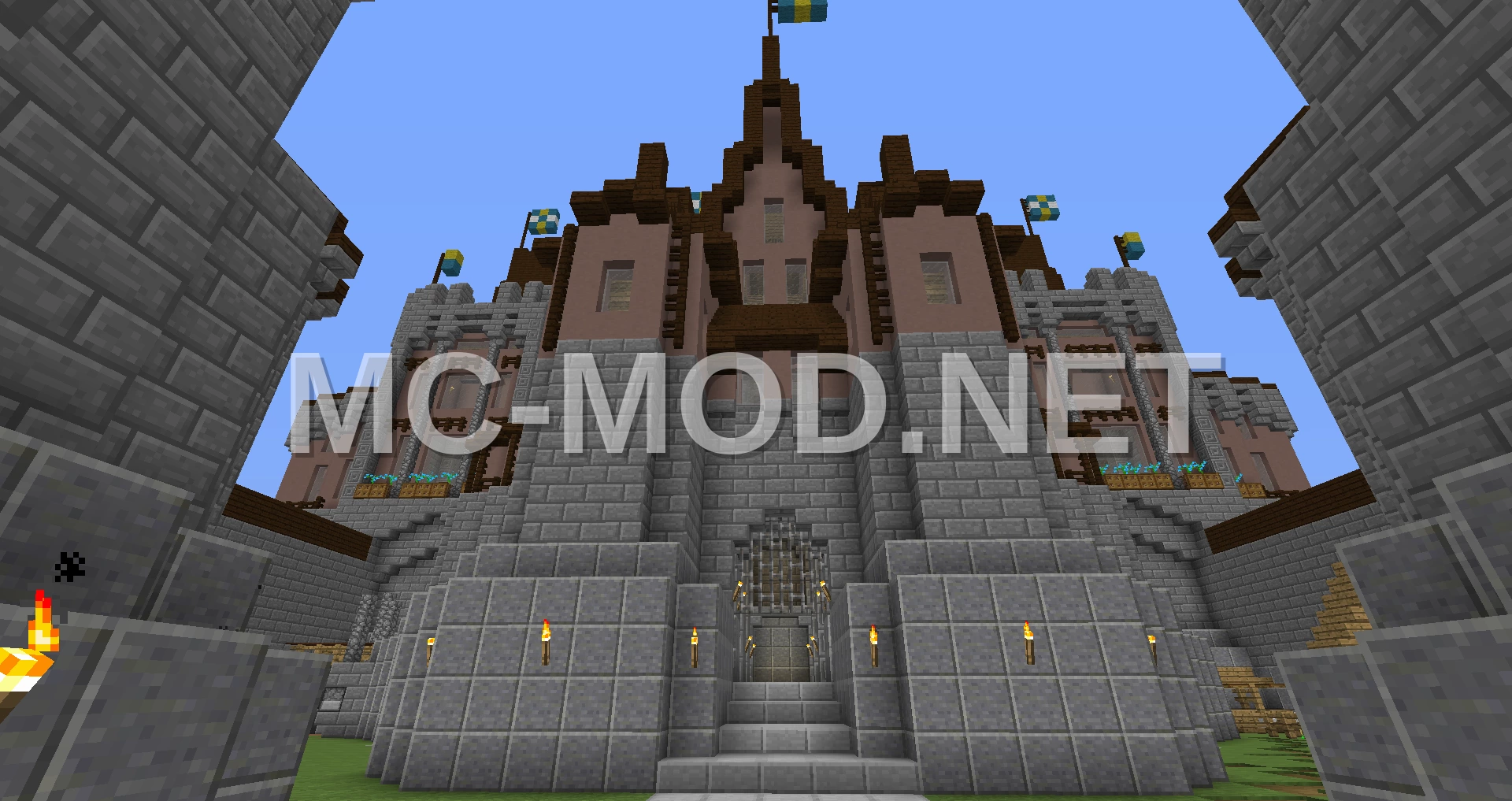 Large Decorative Castle Structure
