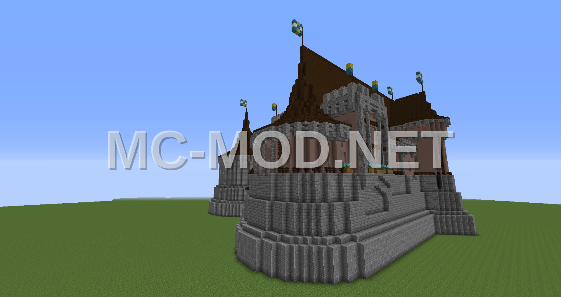 Large Decorative Castle Structure