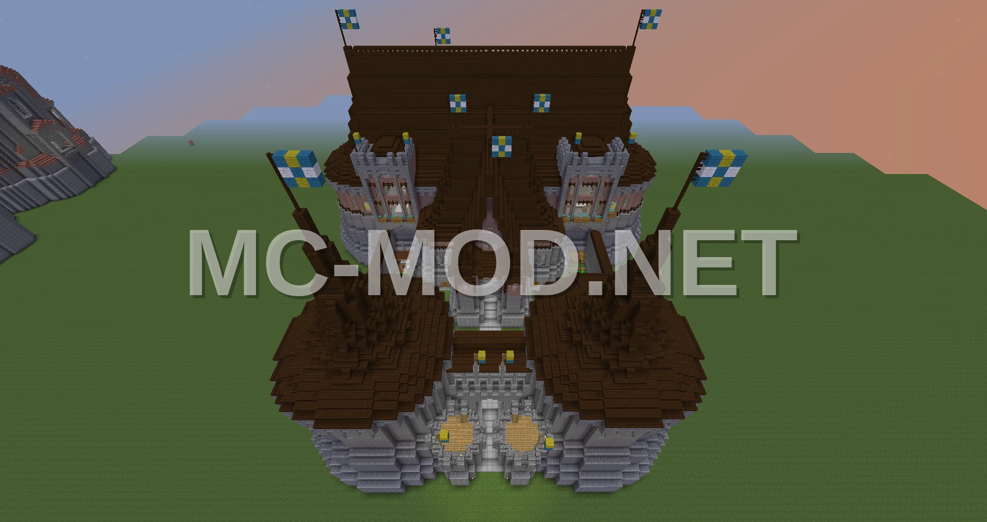 Large Decorative Castle Structure