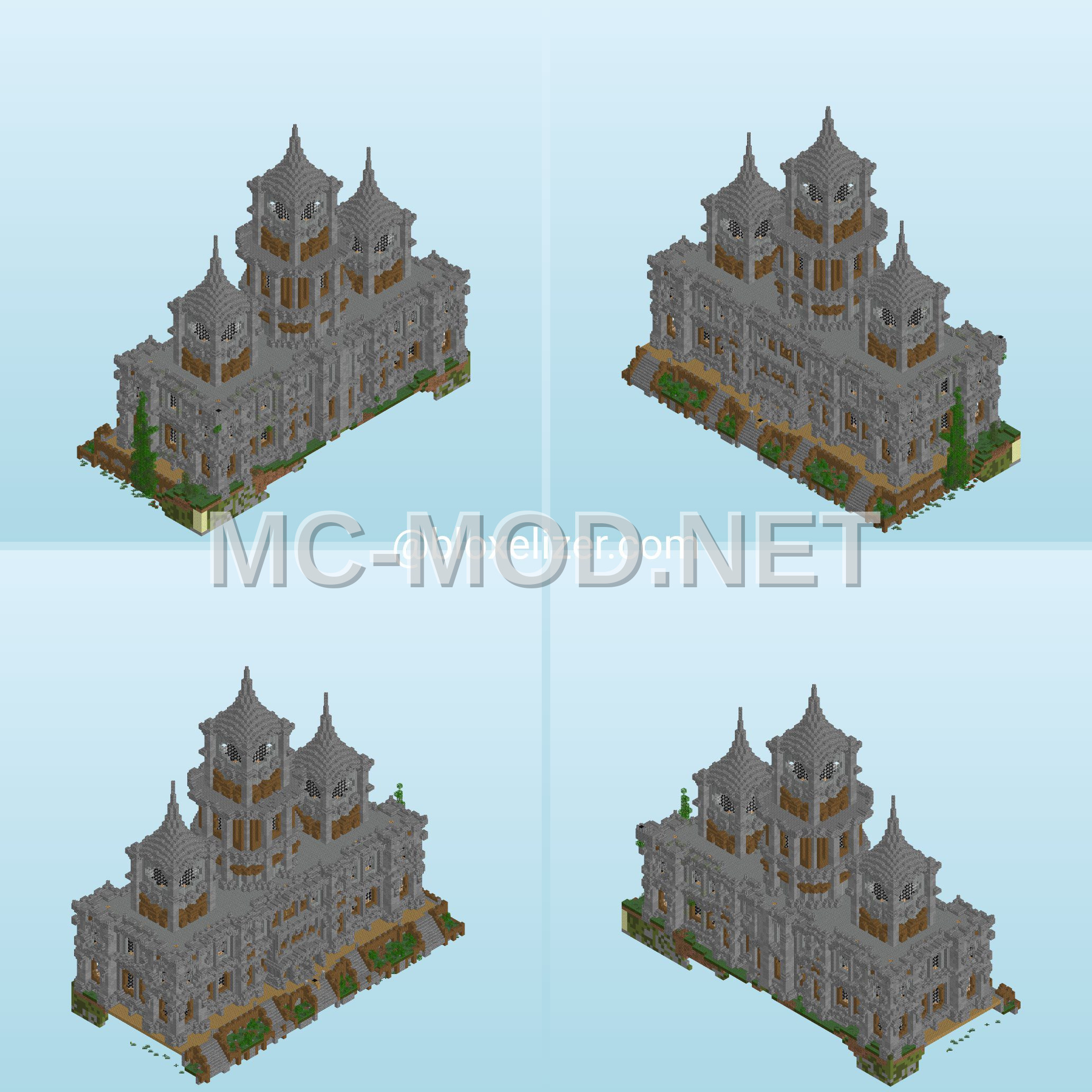 Large Medieval Castle Structure