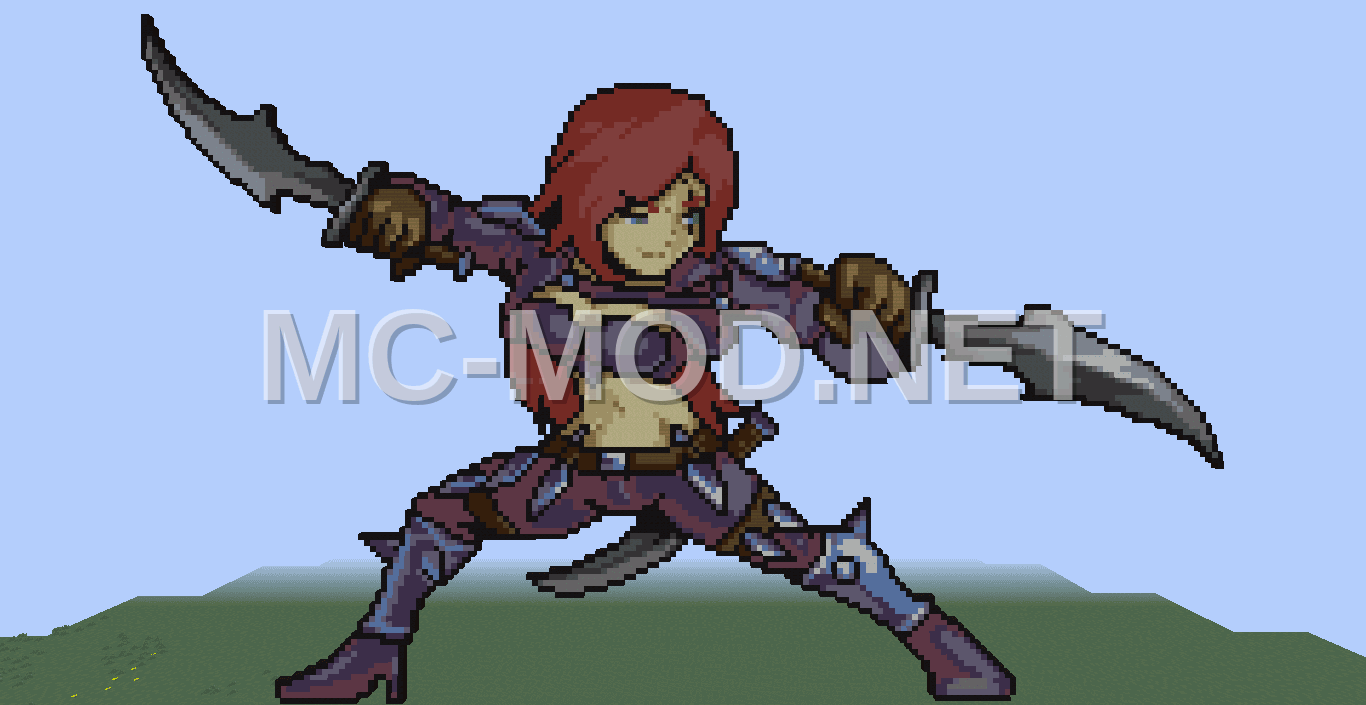 League of Legends Katarina Pixel Art