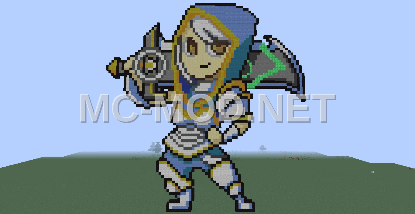 League of Legends Riven Pixel Art