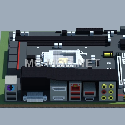 MSI Z270M Mortar Motherboard Pixel Art
