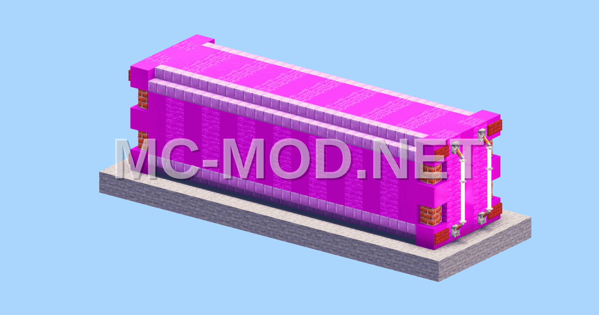 Magenta Storage Container