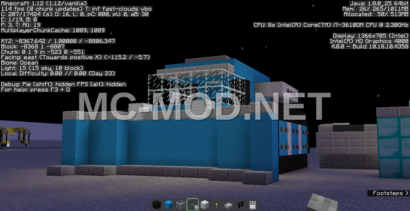 Massive Blue Bulldozer