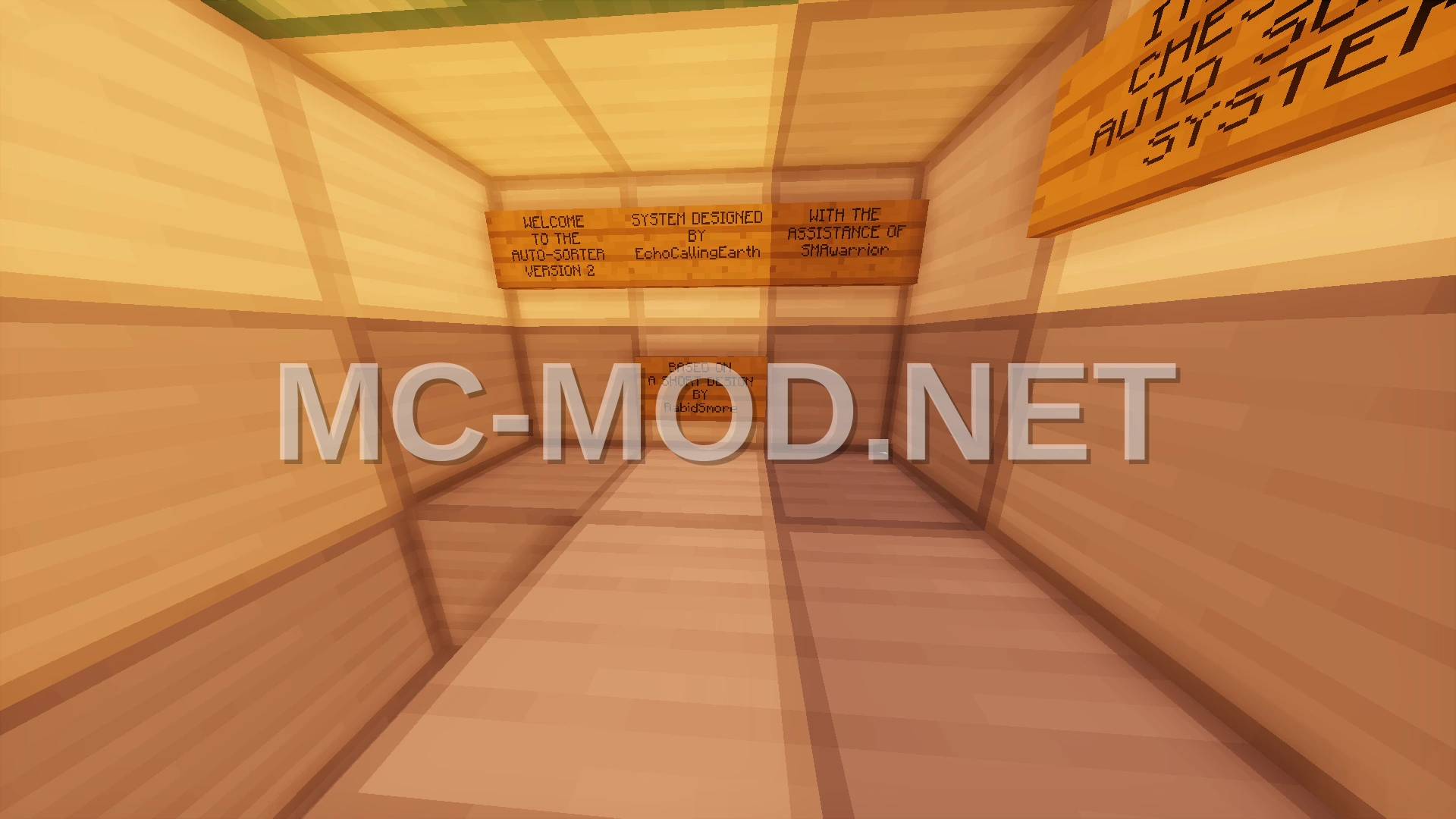 Massive Redstone Item Sorter System