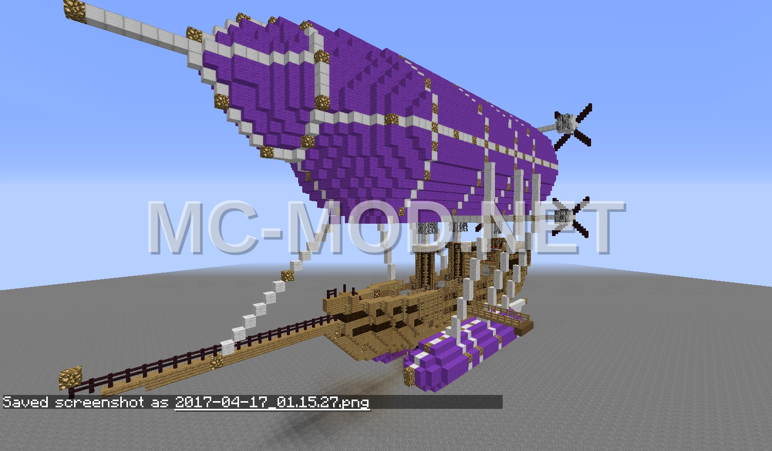 Medieval Airship Schematic