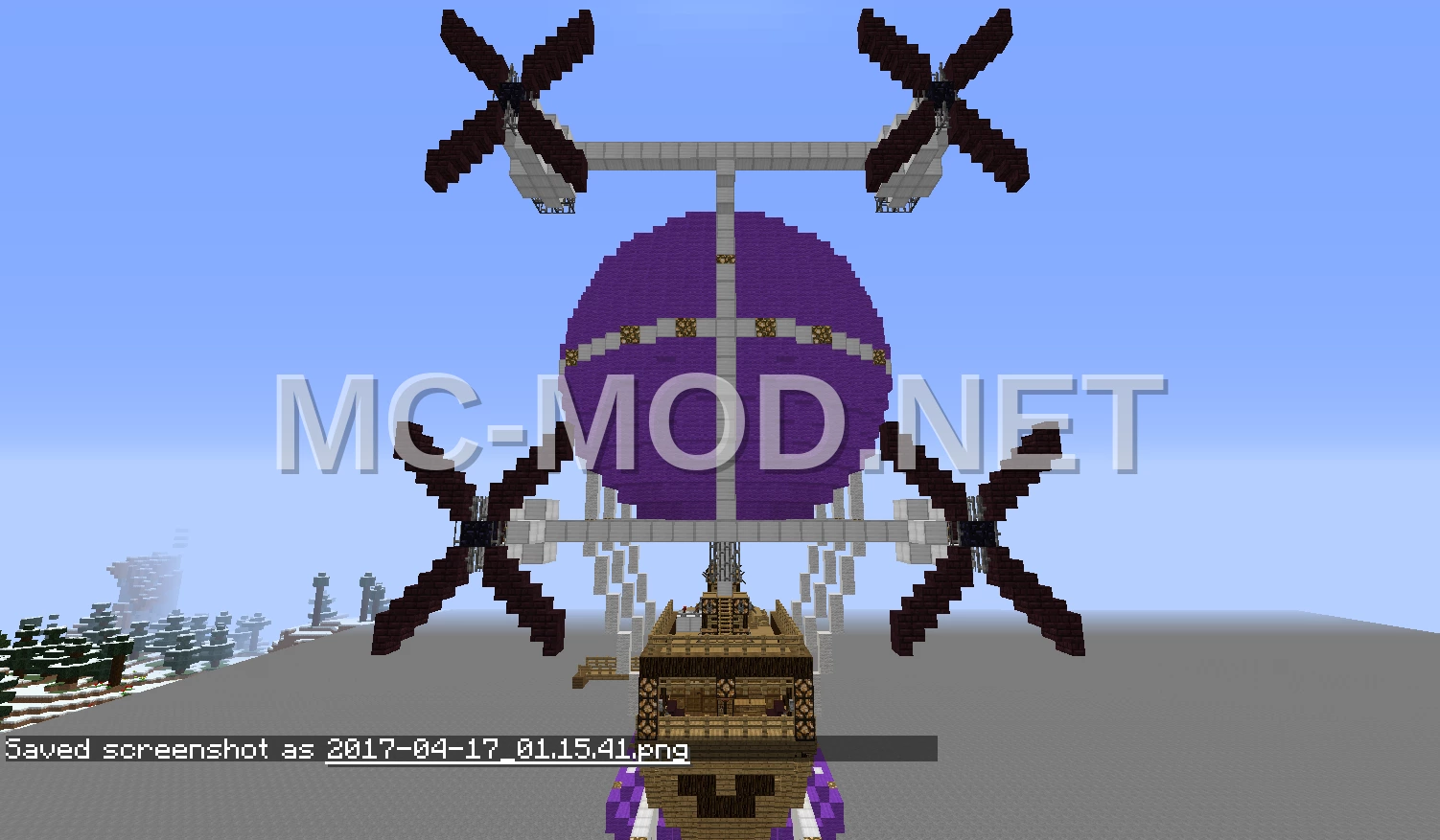 Medieval Airship Schematic