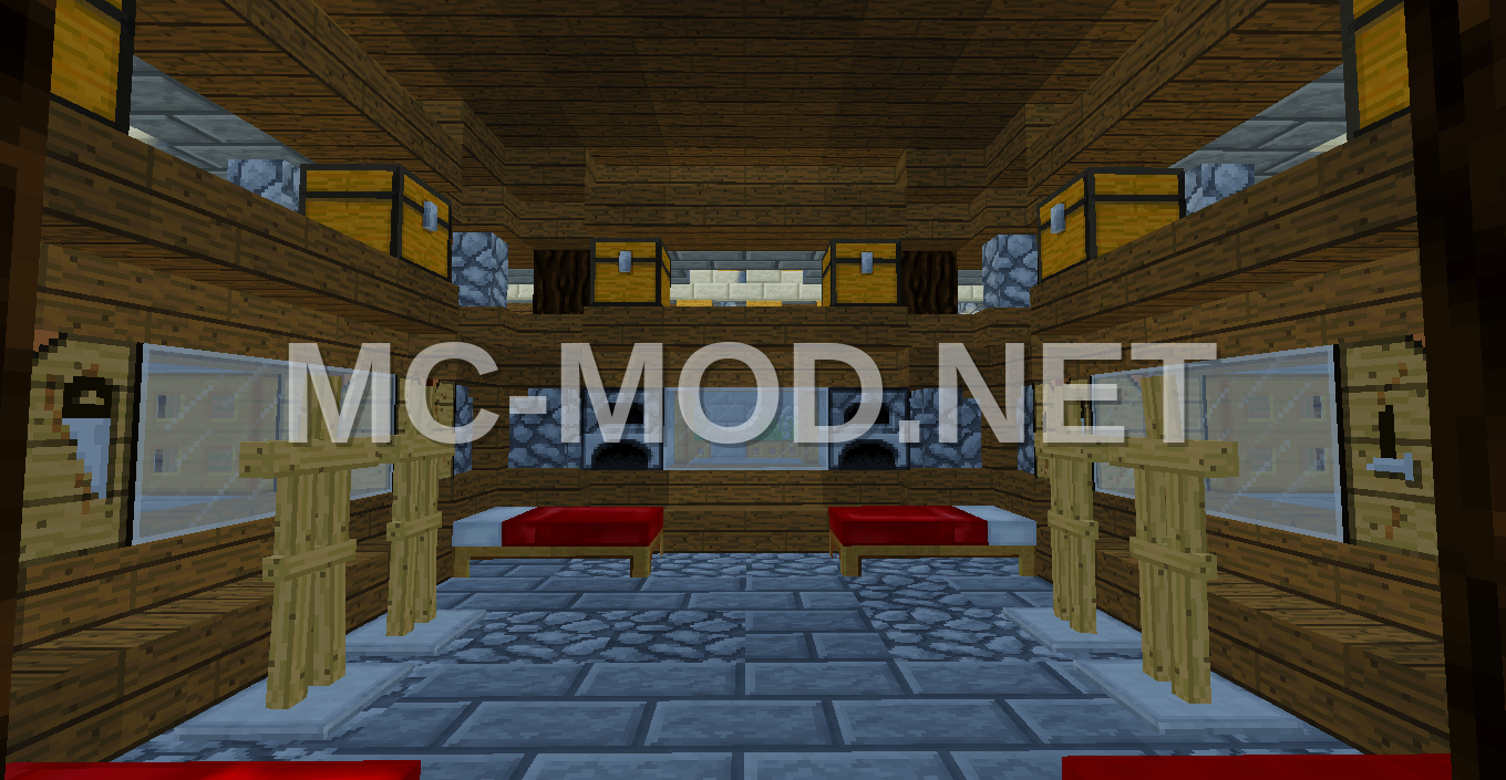 Medieval Barracks Structure