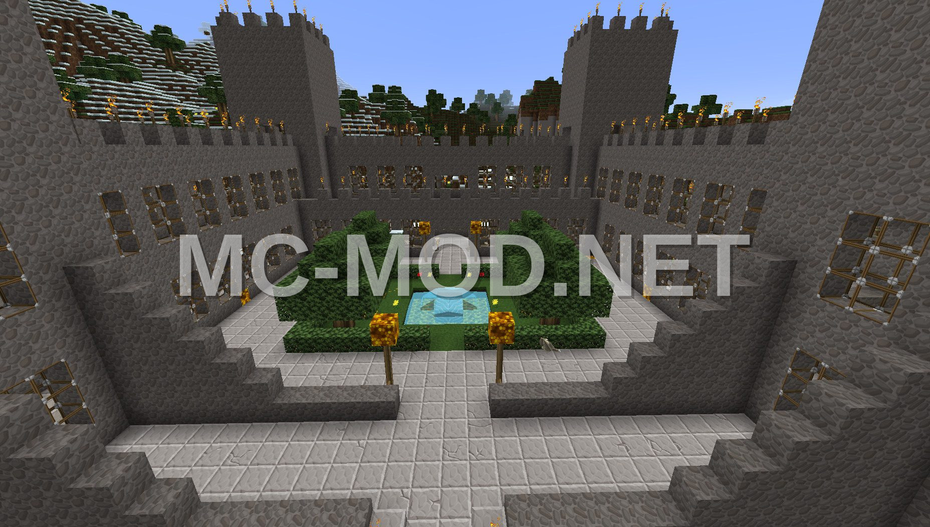 Medieval Cobblestone Castle