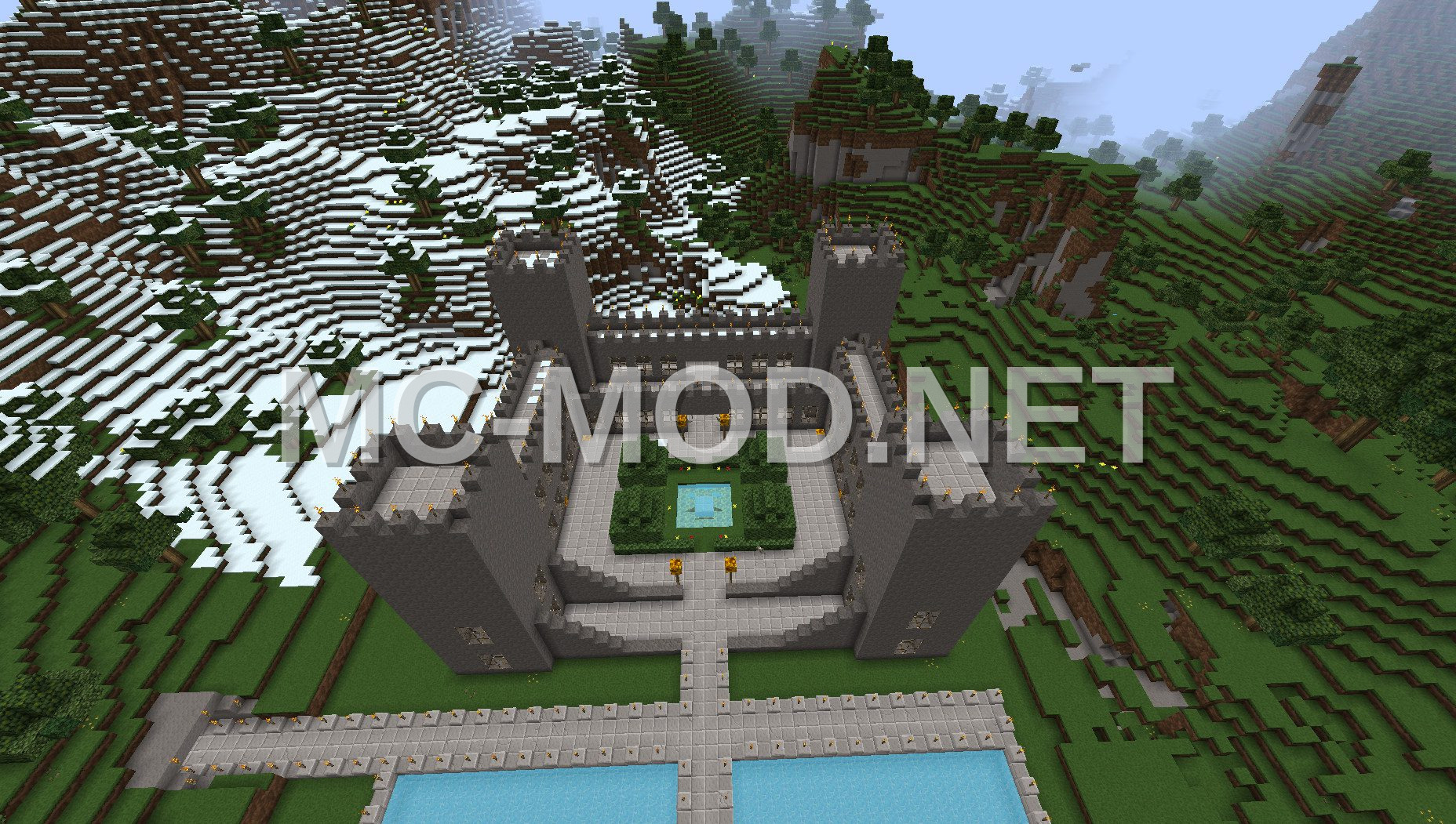 Medieval Cobblestone Castle