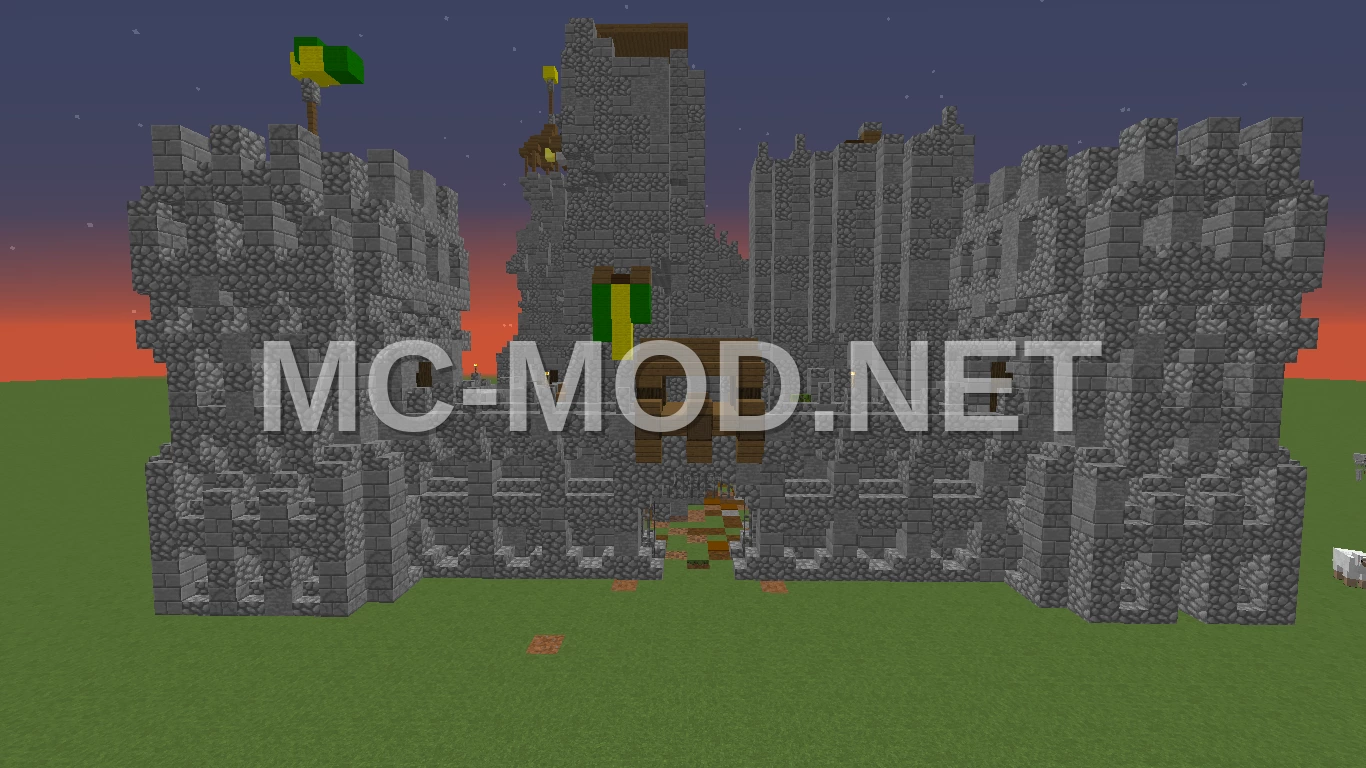 Classic Medieval Castle – Cobblestone & Stone Bricks