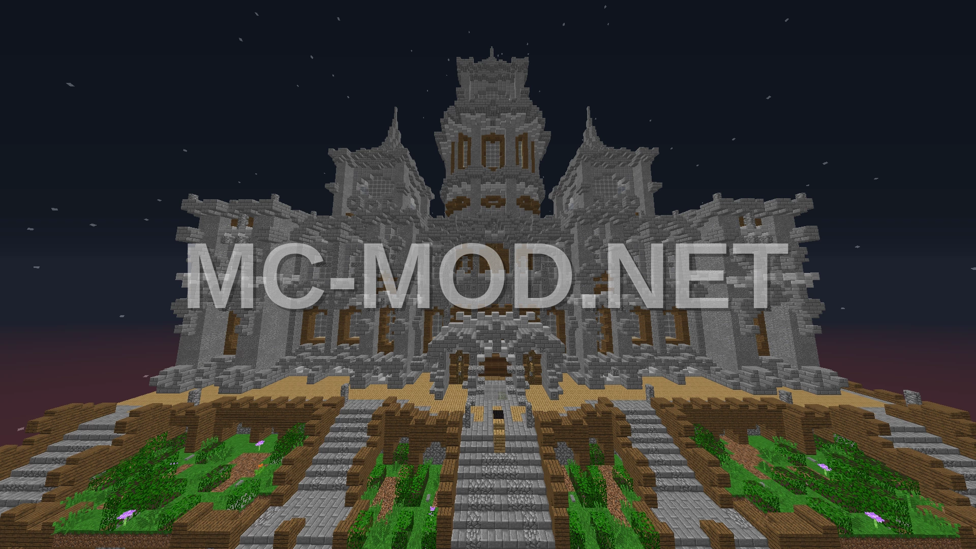 Medieval Castle With Andesite Details