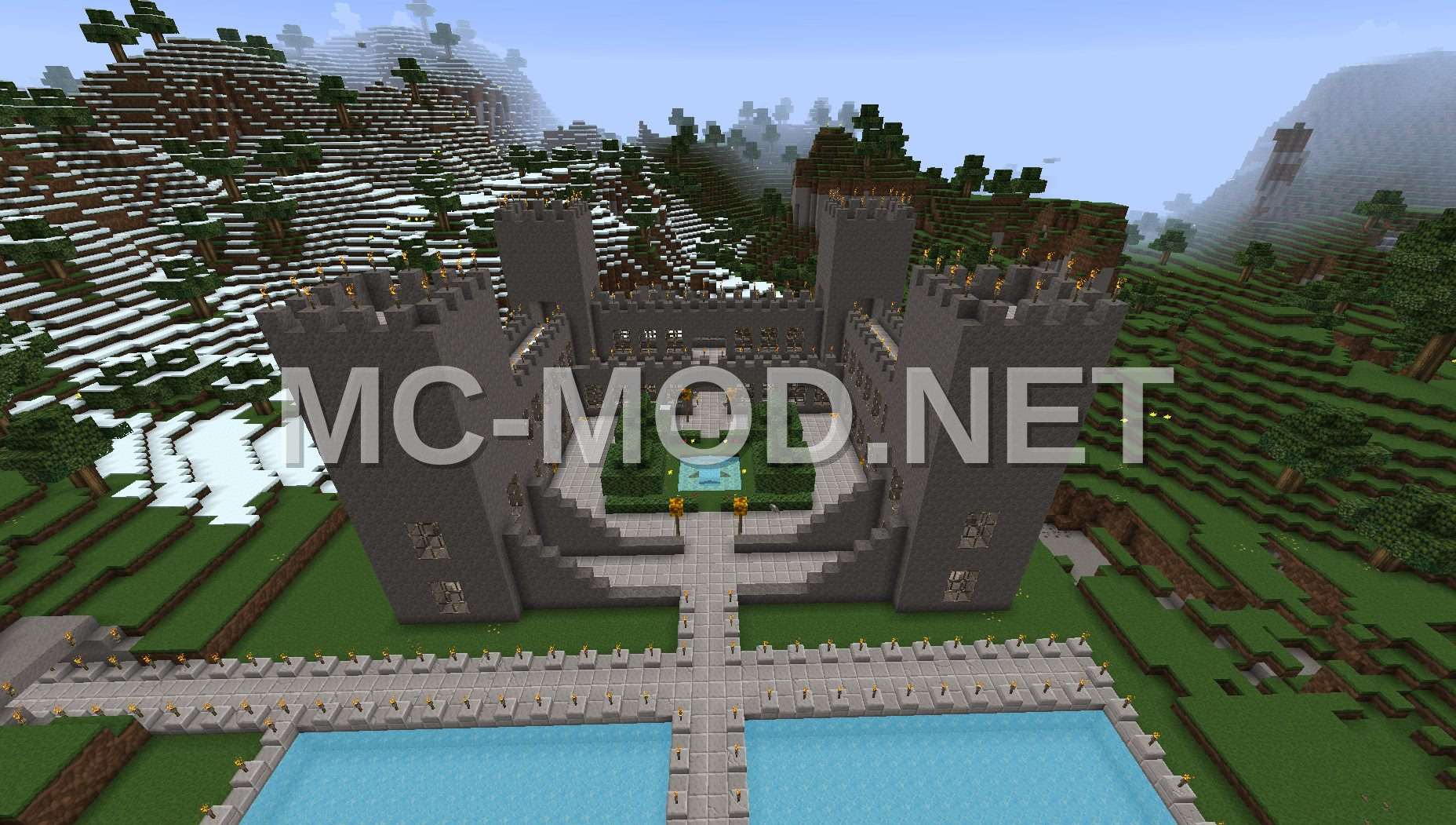 Medieval Cobblestone Castle
