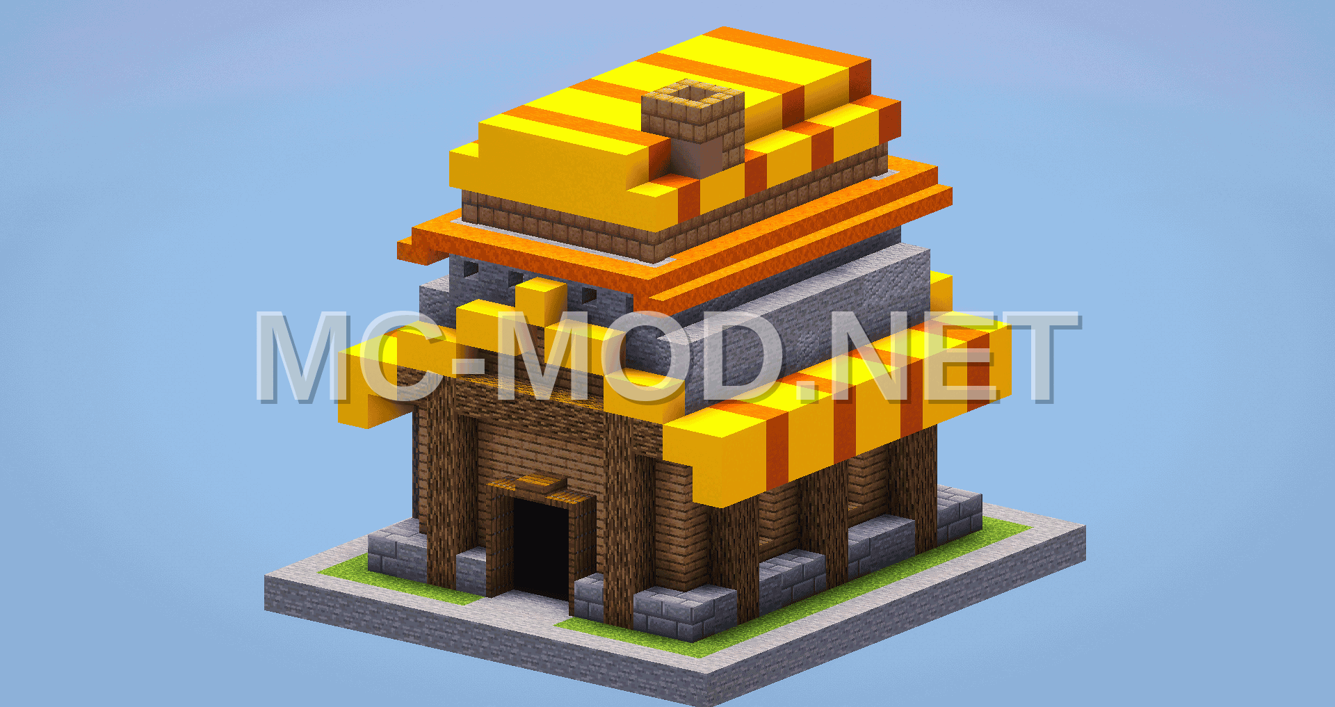 Medieval Clash of Clans Town Hall Level 4