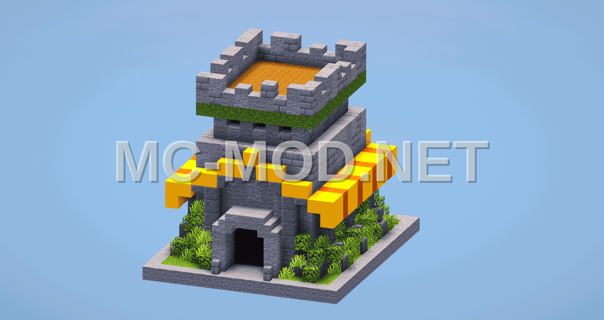 Medieval Clash of Clans Town Hall Level 8