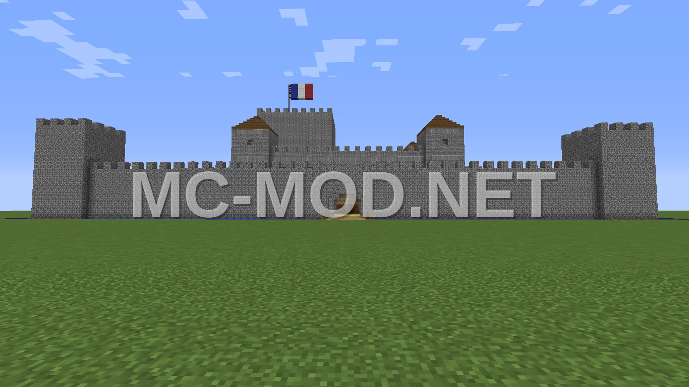 Medieval Fortified Castle with Dungeon