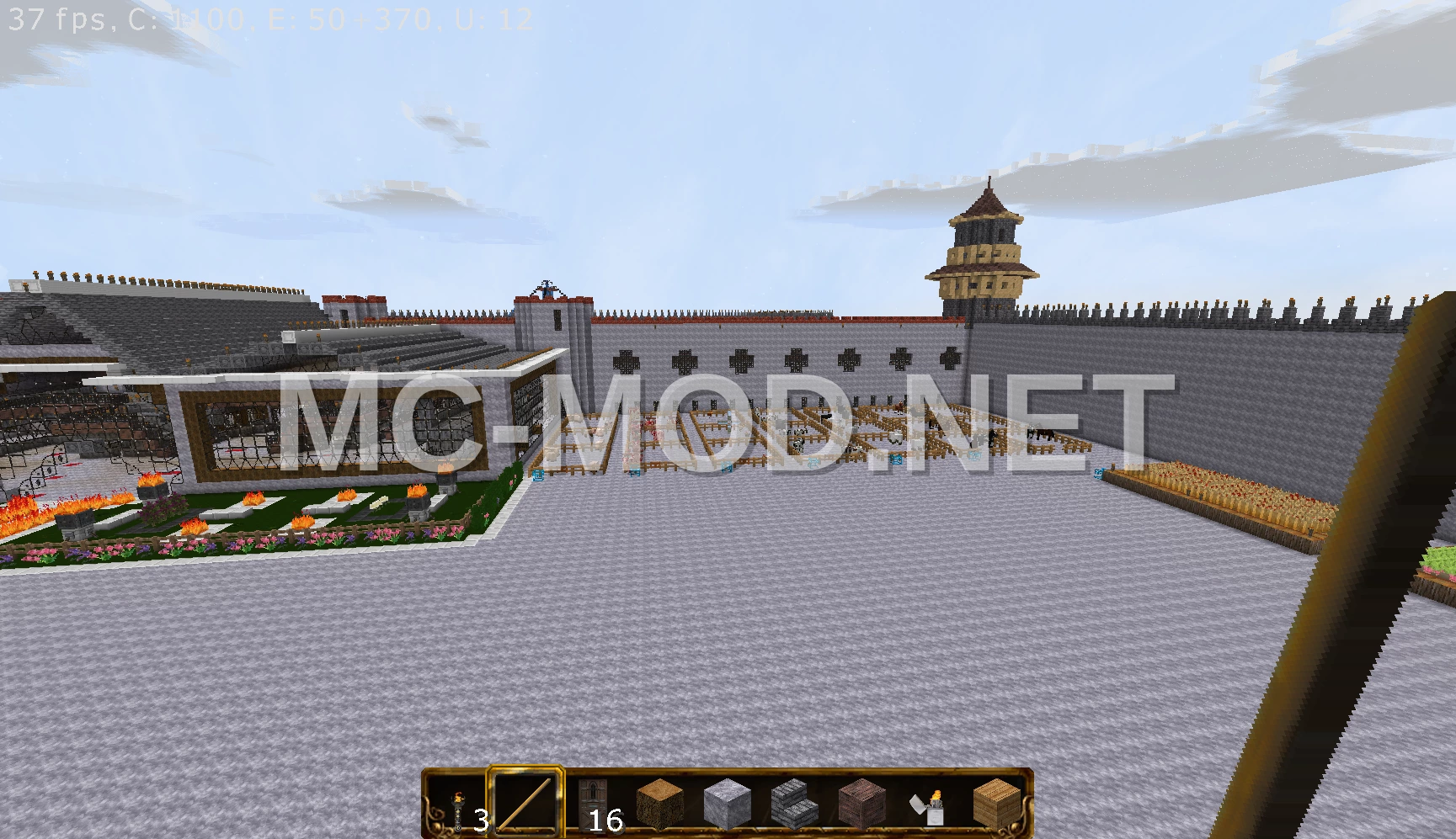Medieval Fortress Structure