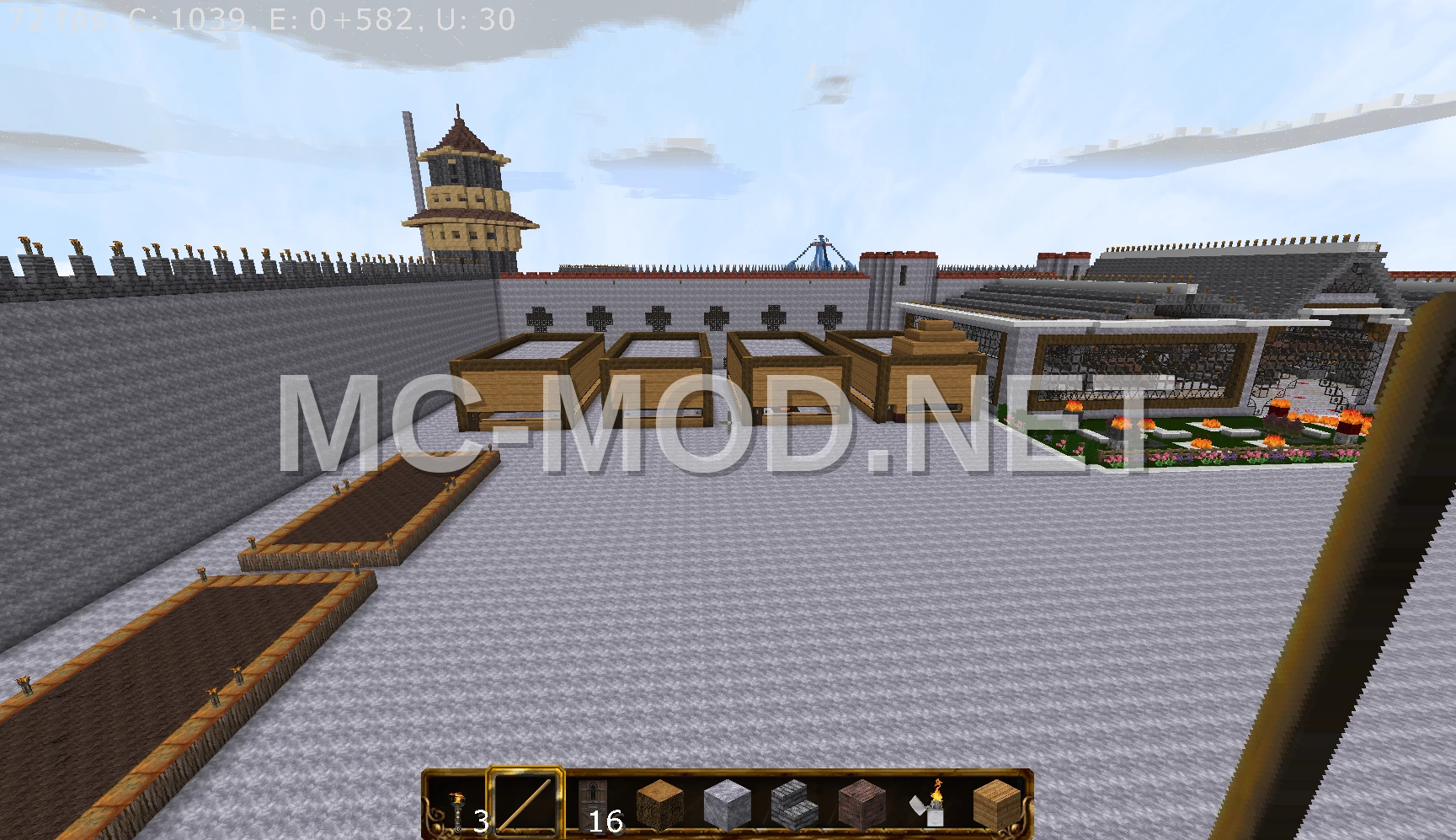 Medieval Fortress Structure