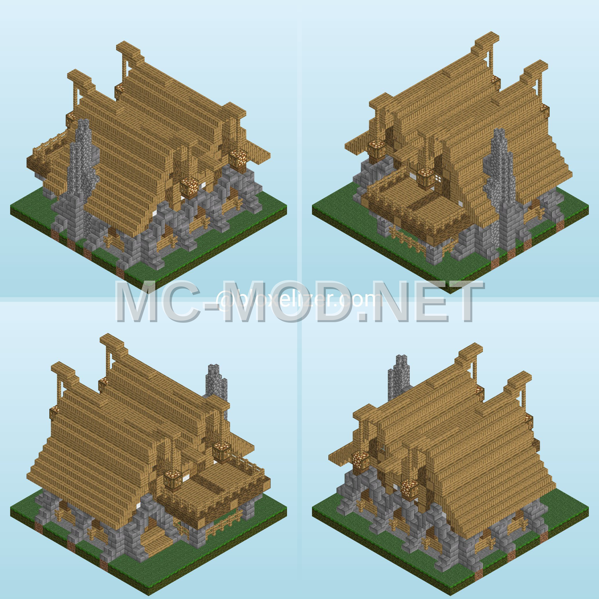 Medieval Oak House Exterior