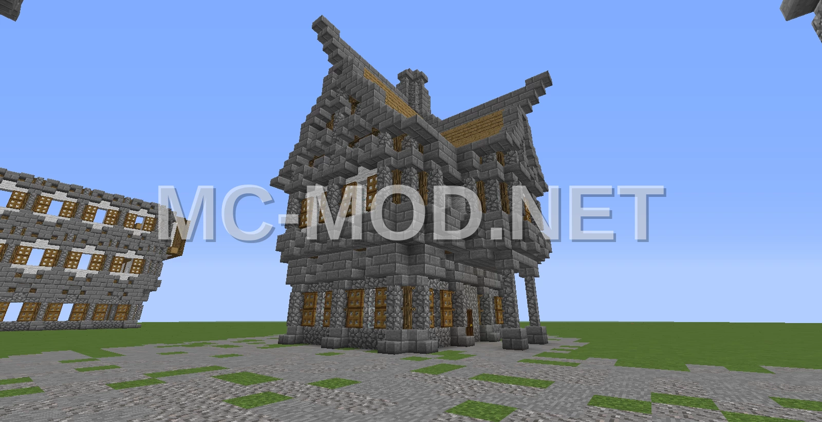 Oak Log Medieval House