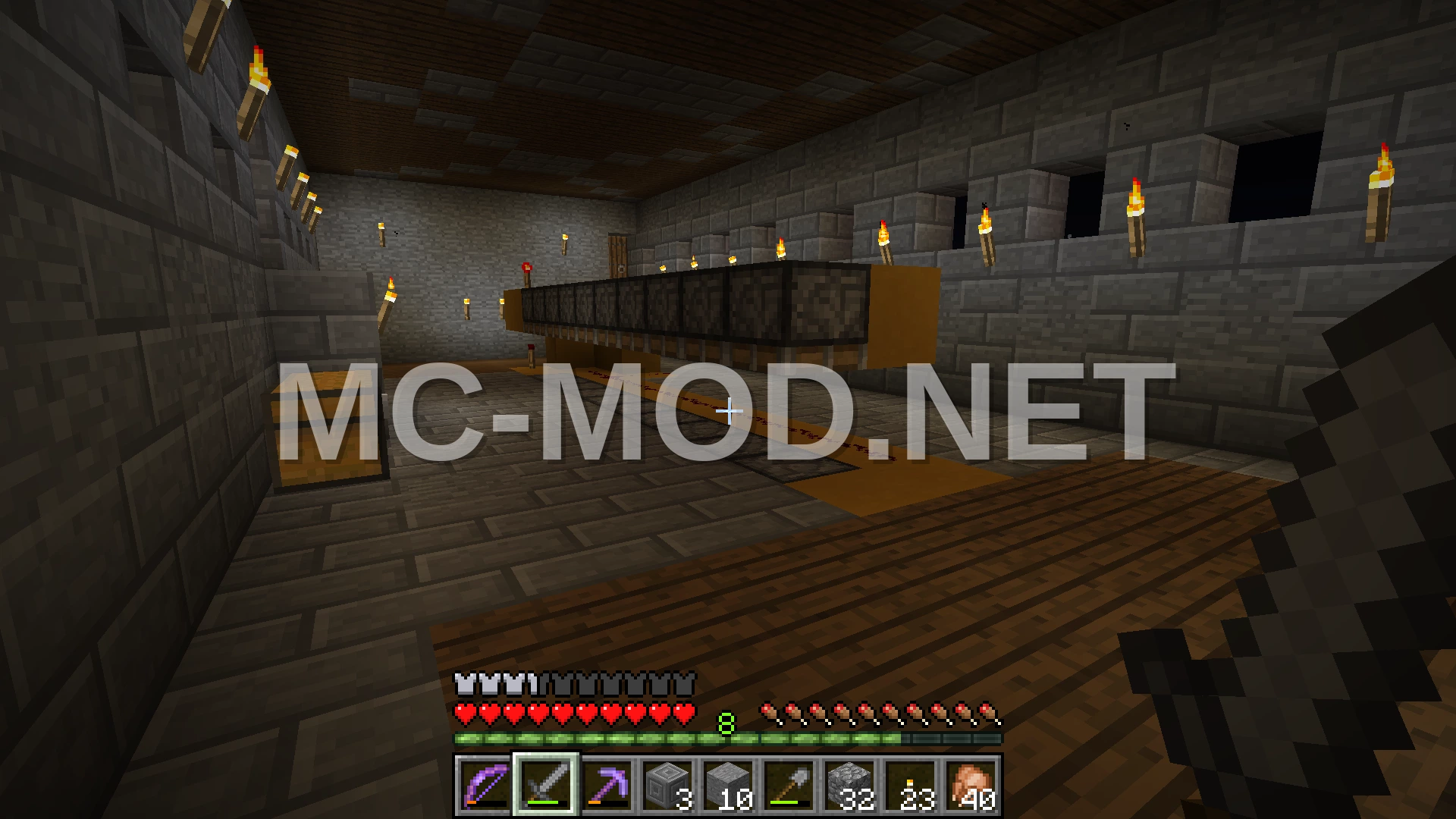 Medieval Keep with Working Portcullis and Wall