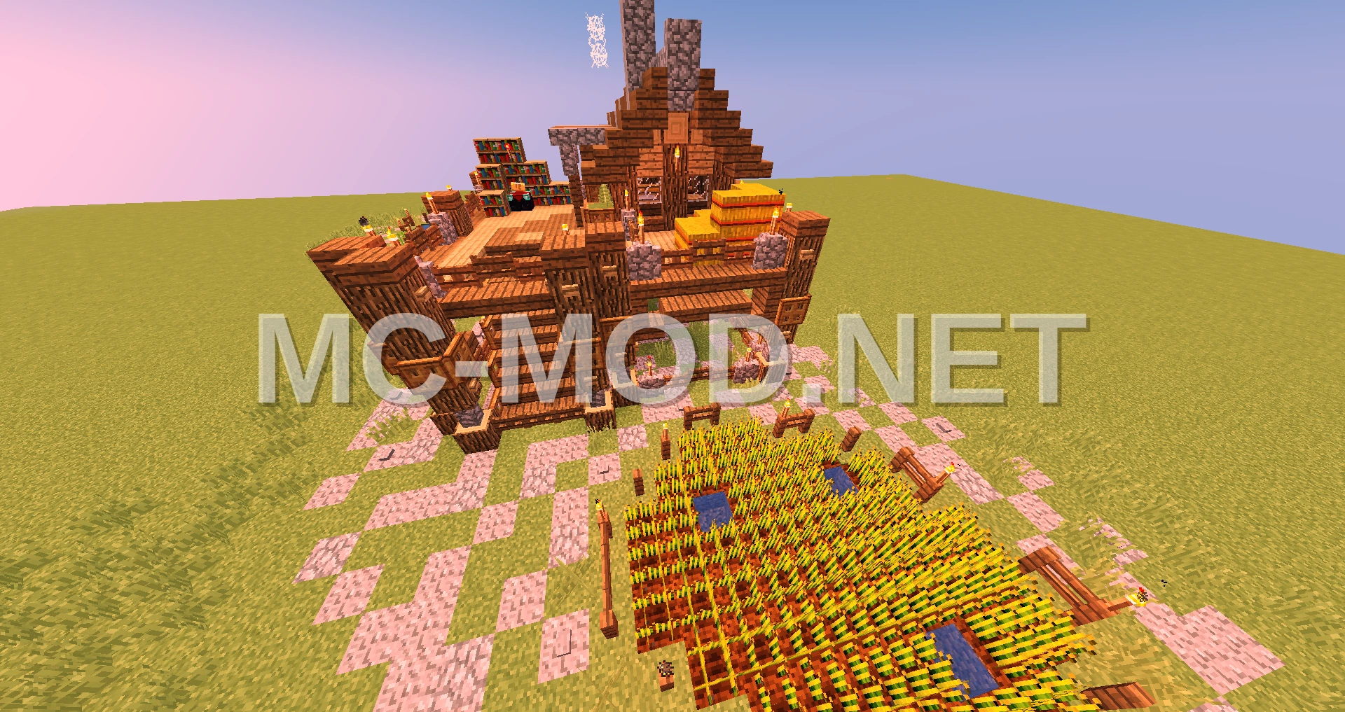 Medieval Stilt House and Treehouse
