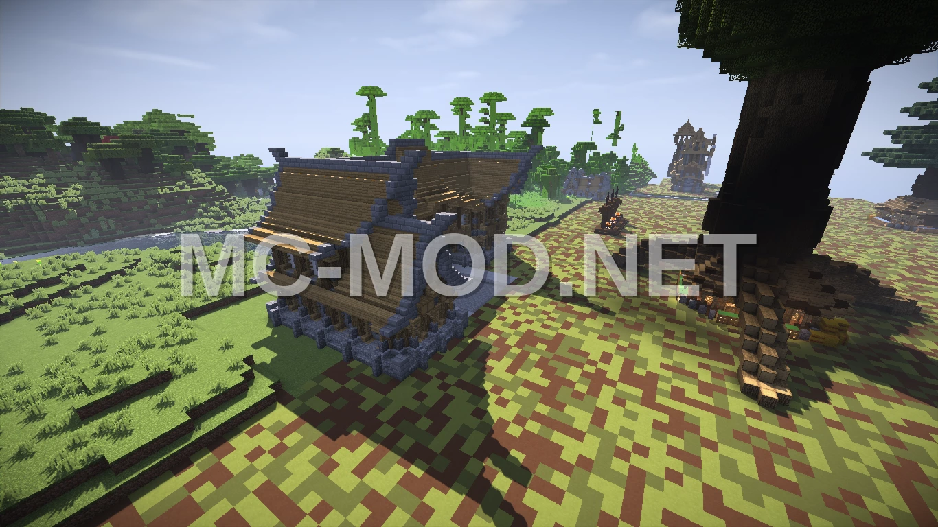 Oak Plank Medieval Bridge